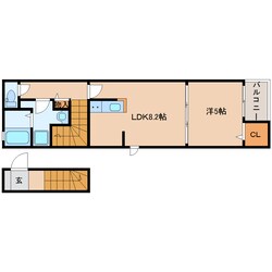 入江岡駅 徒歩20分 2階の物件間取画像